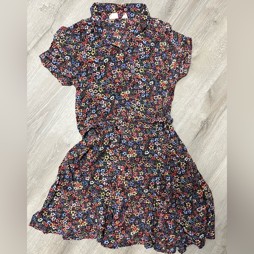 Floral Belted Dress